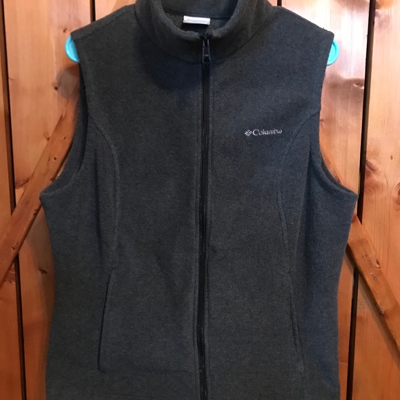 Columbia Vest Gray Womens Large - Picture 1 of 8